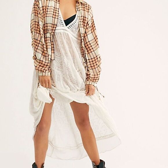 We The Free Pacific Dawn Plaid Buttondown Shirt - Picture 4 of 4